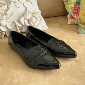 Forever XXI 21 shinny pointy toe loafers